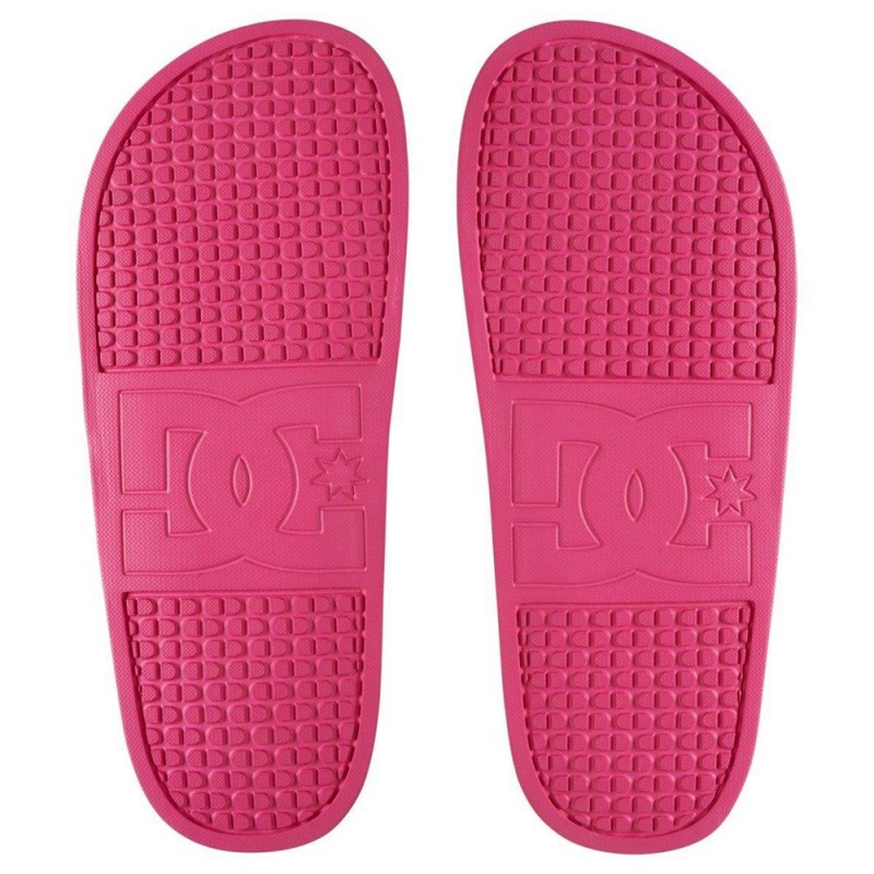 Pink DC Slides Women's Sandals | 07248-AYUH