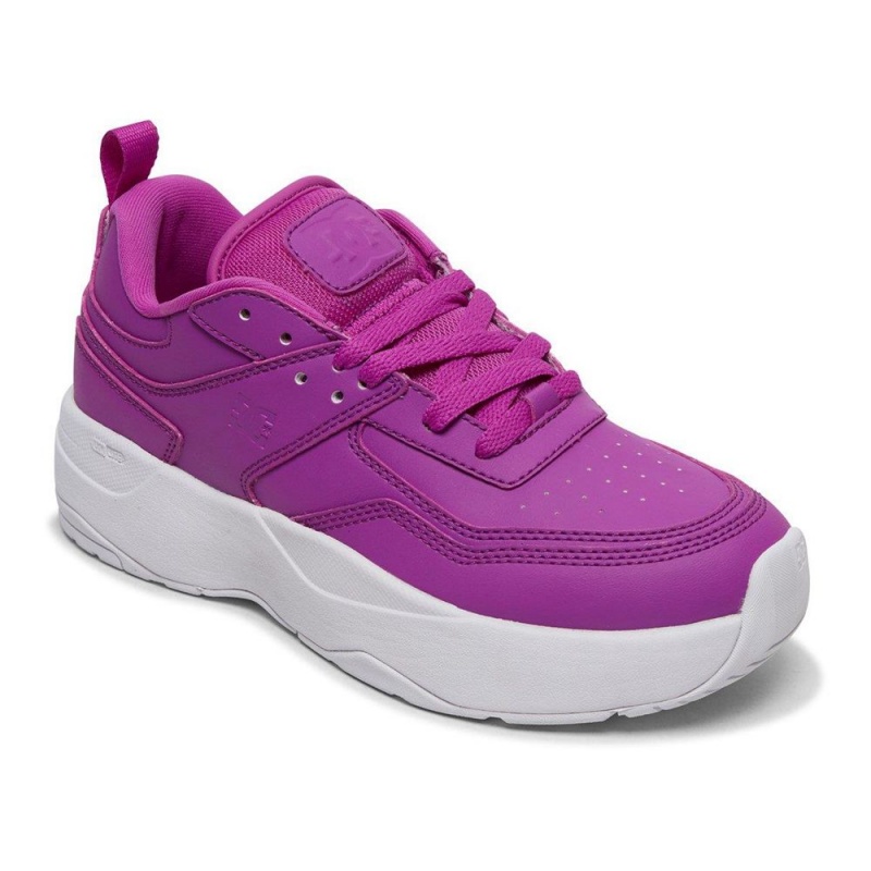 Purple DC E.Tribeka Women's Trainers | 07386-VSFX