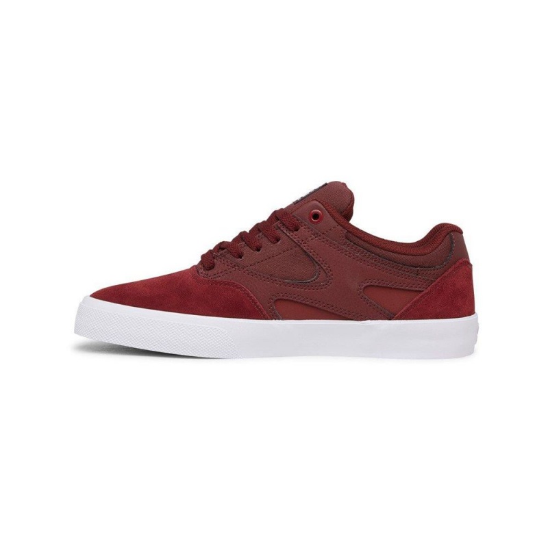 Red DC Kalis Vulc Men's Skate Shoes | 57810-UZFS