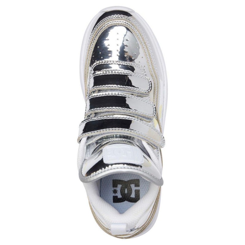 Silver DC E.Tribeka Women's Trainers | 03524-IYGN