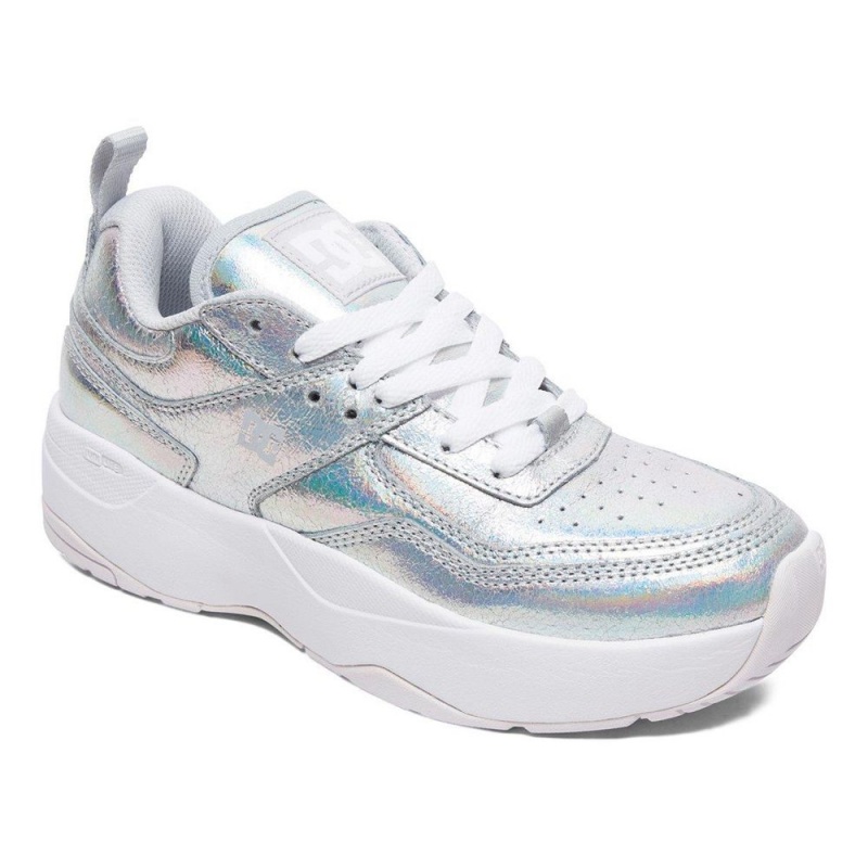 Silver DC E.Tribeka Women's Trainers | 07469-LKDI