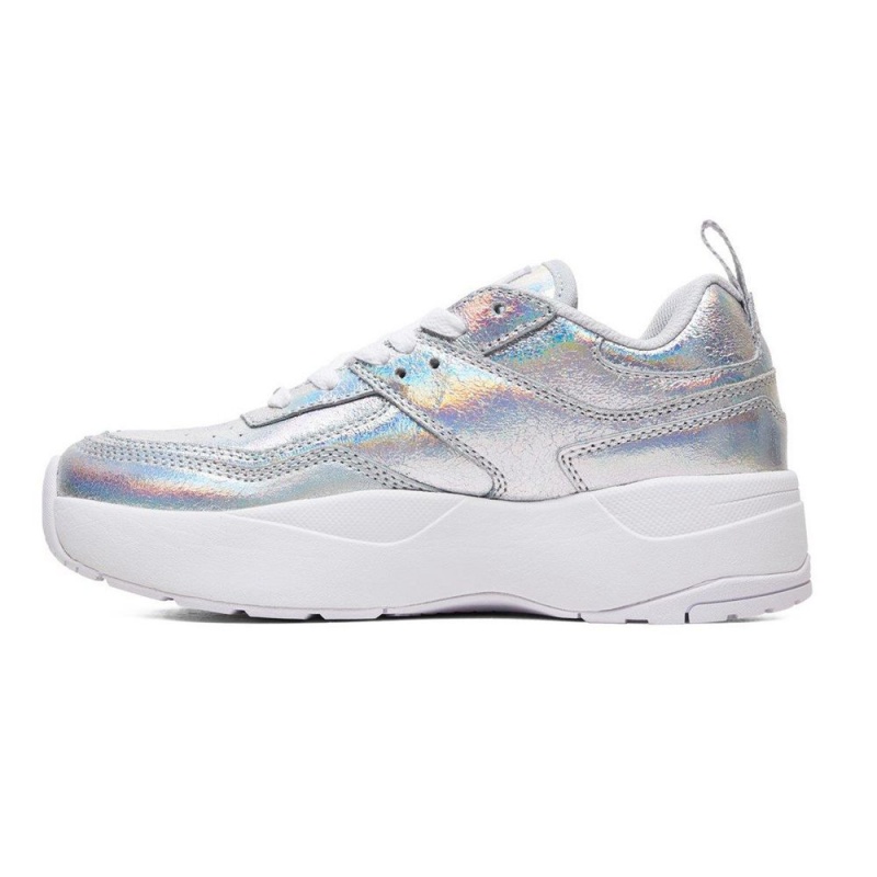 Silver DC E.Tribeka Women's Trainers | 07469-LKDI