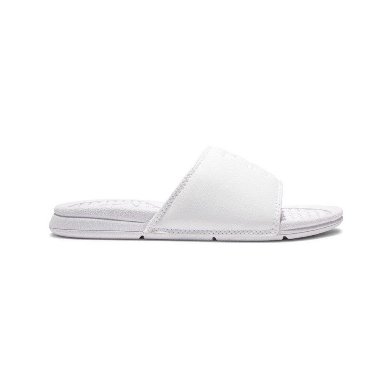 White DC Bolsa Women\'s Sandals | 52418-ZVJO