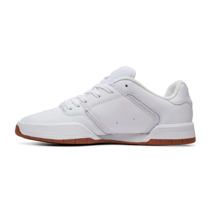 White DC Central Men's Trainers | 92345-LTRH