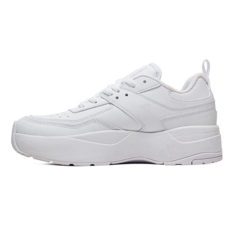 White DC E.Tribeka Women's Trainers | 41735-ILHT