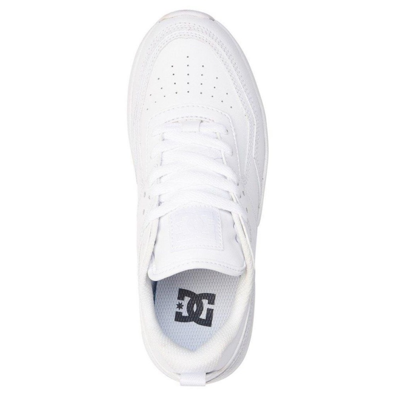 White DC E.Tribeka Women's Trainers | 41735-ILHT