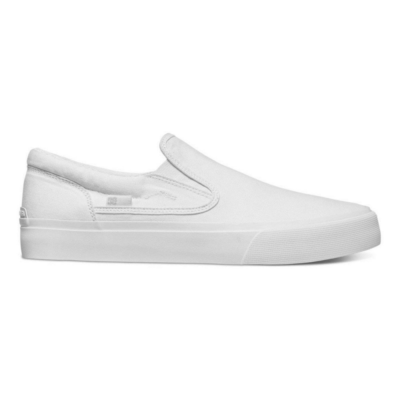 White DC Trase Men\'s Skate Shoes | 73519-LWBC