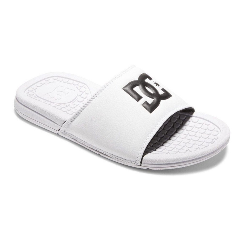 White / Black DC Bolsa Women's Sandals | 64359-ULMY