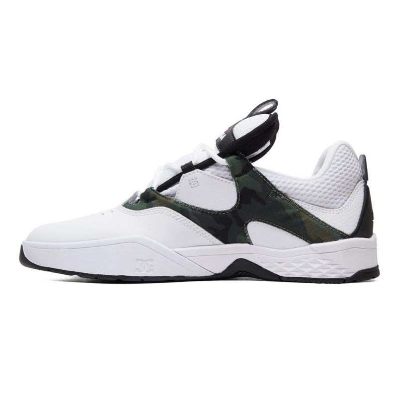 White / Black DC Kalis Men's Trainers | 93720-MEOH