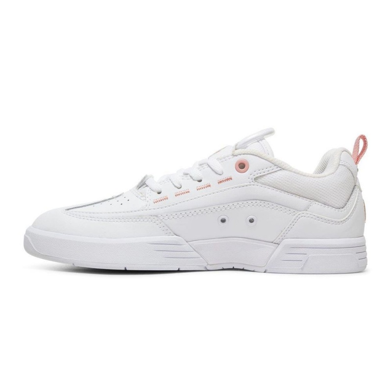 White / Pink DC Legacy 98 Women's Trainers | 41735-BJXK