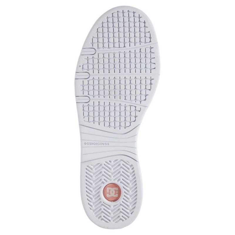 White / Pink DC Legacy 98 Women's Trainers | 41735-BJXK