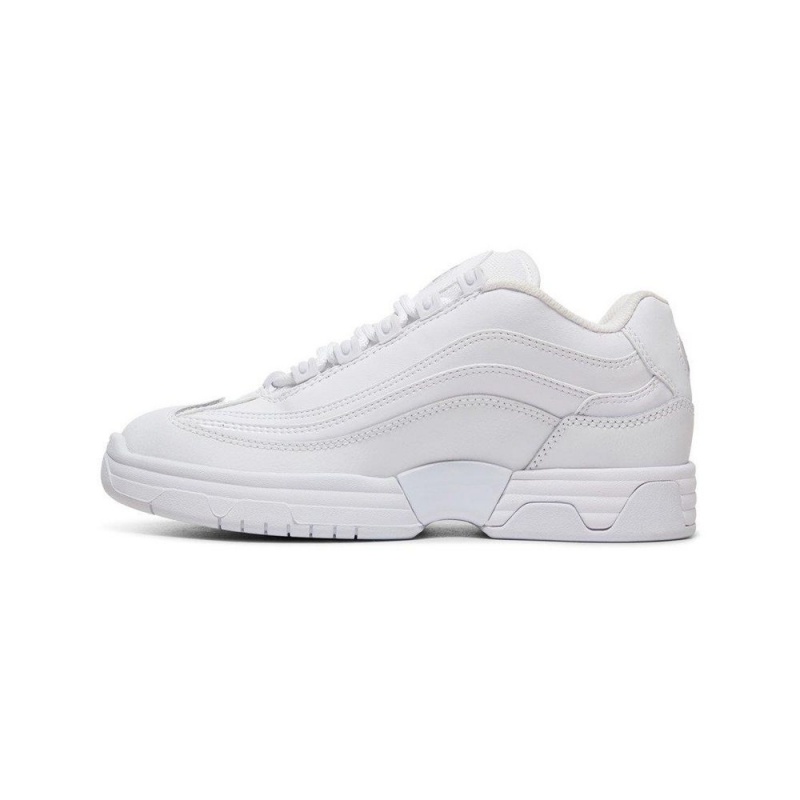 White / Silver DC Legacy Lite Women's Trainers | 10634-ZXHR