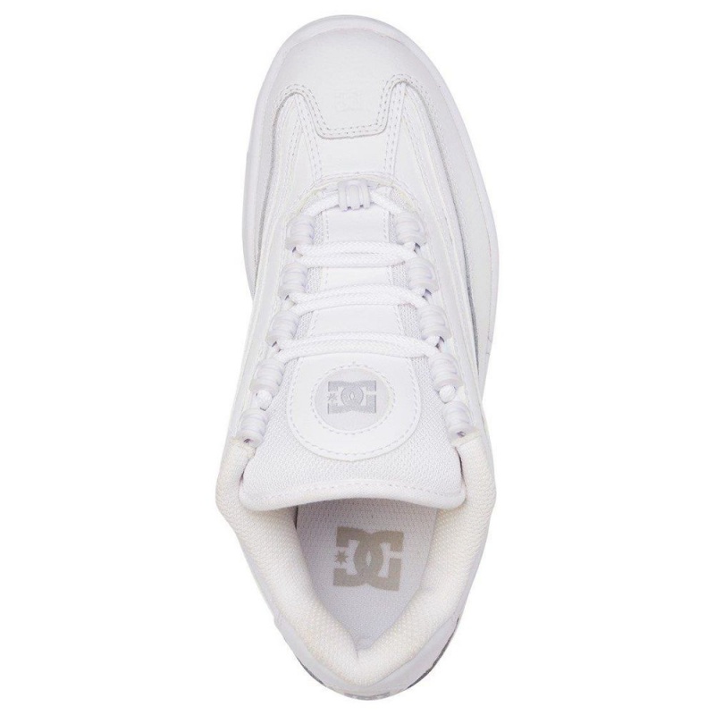 White / Silver DC Legacy Lite Women's Trainers | 10634-ZXHR