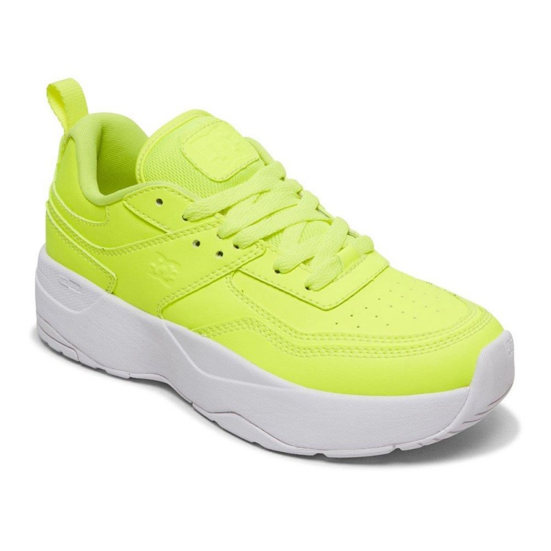 Yellow DC E.Tribeka Women's Trainers | 91267-PTUY